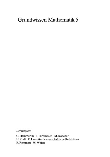 Funktionentheorie I