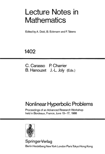 Nonlinear Hyperbolic Problems