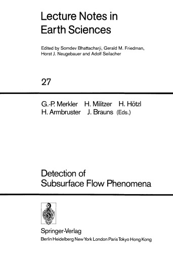 Detection of Subsurface Flow Phenomena