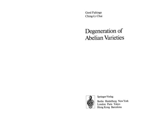 Degeneration of abelian varieties
