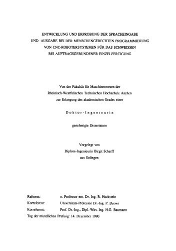 Spracheingabe zur Programmierung von Schweißrobotern