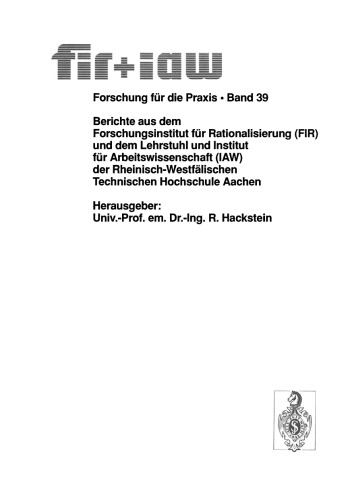 Anwenderorientierte Dezentralisierung von PPS-Systemen