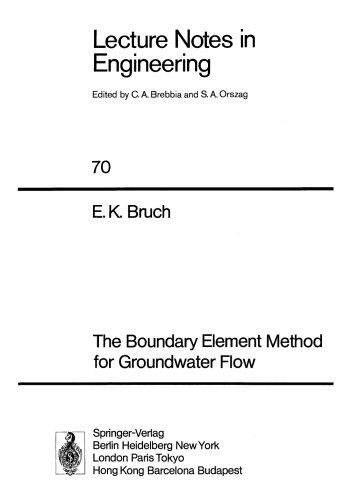 The Boundary Element Method for Groundwater Flow