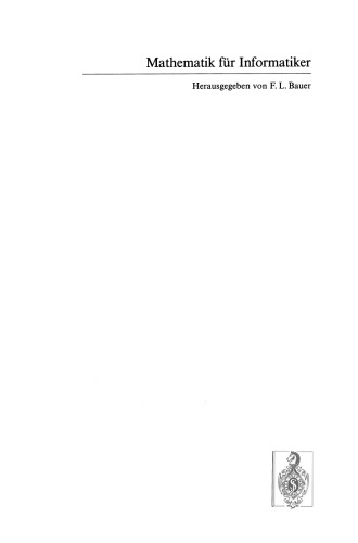 Numerische Mathematik für Informatiker