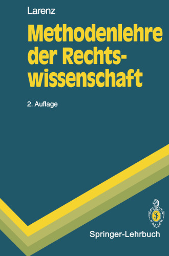 Methodenlehre der Rechtswissenschaft