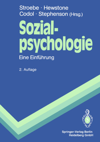 Sozialpsychologie: Eine Einfuhrung