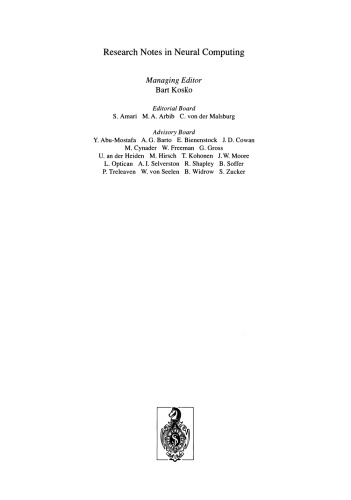 Neuroscience: From Neural Networks to Artificial Intelligence: Proceedings of a U.S.-Mexico Seminar held in the city of Xalapa in the state of Veracruz on December 9–11, 1991