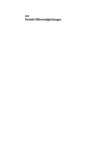 Partielle Differentialgleichungen: Elliptische (und parabolische) Gleichungen