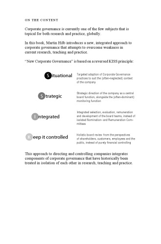 New Corporate Governance: Successful Board Management Tools