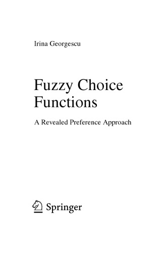 Fuzzy Choice Functions. A Revealed Preference Approach