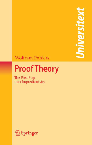 Proof theory: the first step into impredicativity