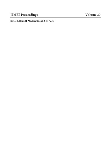 14th Nordic-Baltic Conference on Biomedical Engineering and Medical Physics: NBC 2008 16–20 June 2008 Riga, Latvia