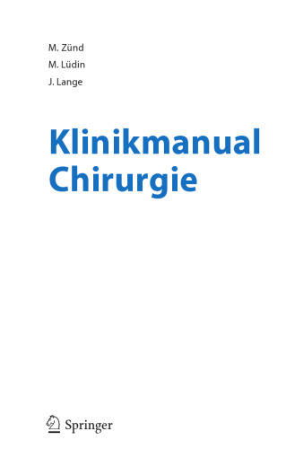 Klinikmanual Chirurgie