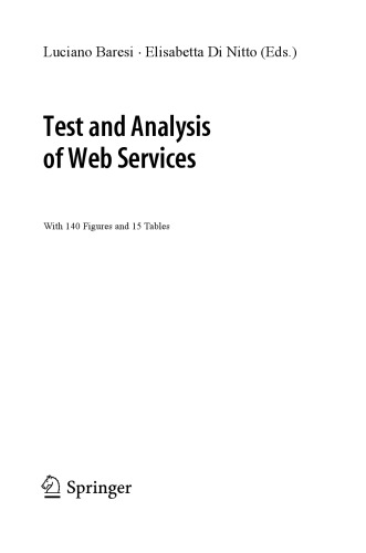 Test and analysis of Web services