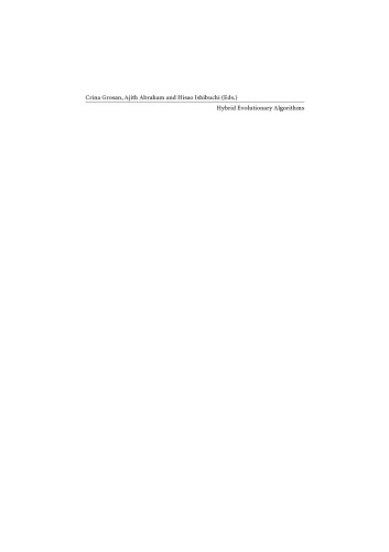 Hybrid Evolutionary Algorithms