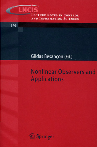 Nonlinear Observers and Applications