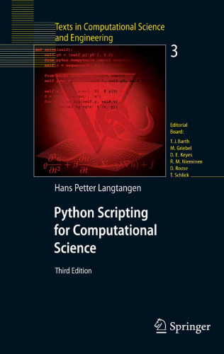 Python scripting for computational science