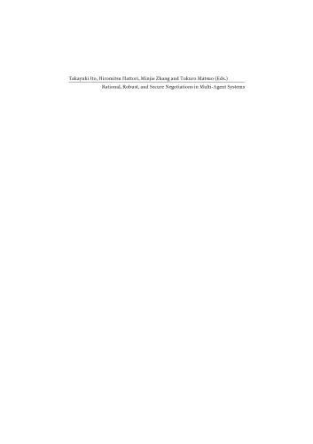 Rational, Robust, and Secure Negotiations in Multi-Agent Systems