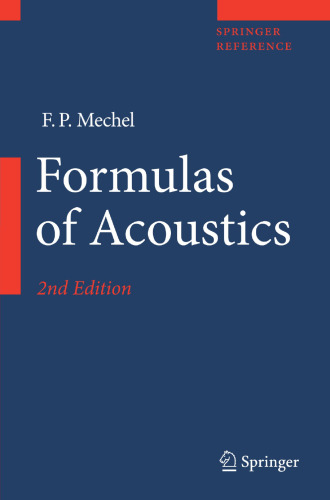 Formulas of Acoustics (Springer Reference)