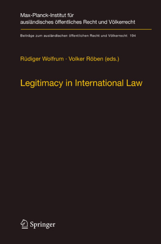 Legitimacy in International Law