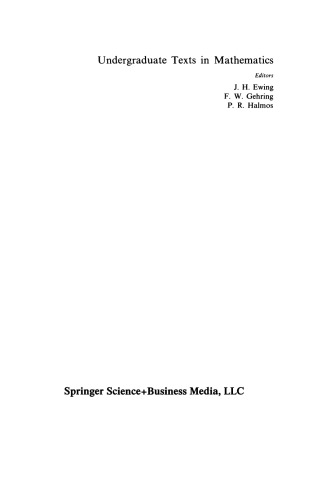 Undergraduate Algebra