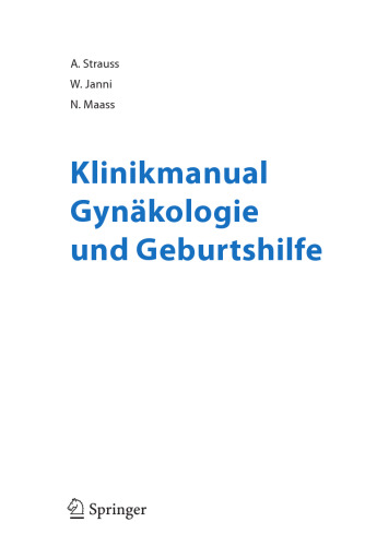 Klinikmanual Gynäkologie und Geburtshilfe