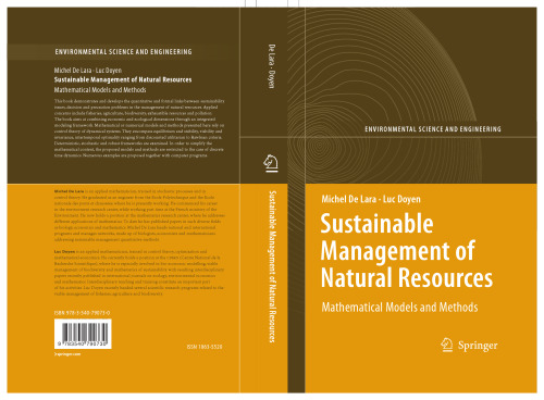 Sustainable Management of Natural Resources: Mathematical Models and Methods