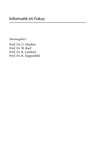 Ontologien: Konzepte, Technologien und Anwendungen