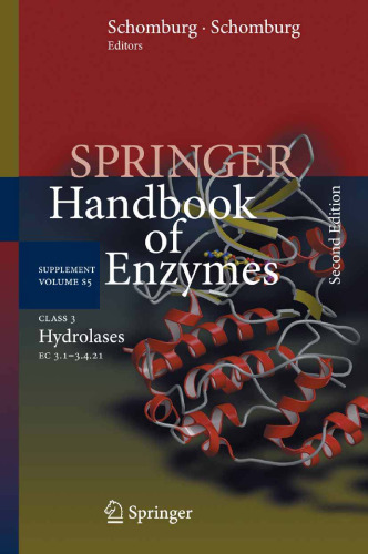Class 3 Hydrolases, EC 3.1-3.4.21 (Springer Handbook of Enzymes, S5)