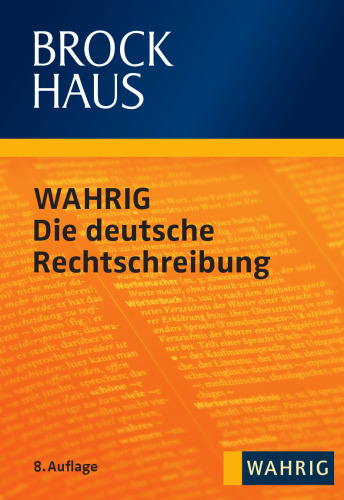 WAHRIG Die deutsche Rechtschreibung