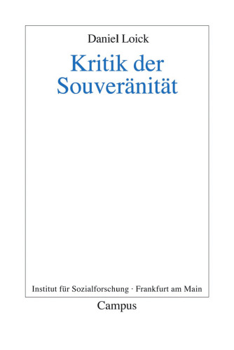 Kritik der Souveränität