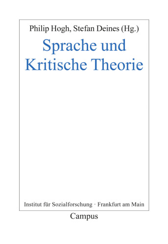 Sprache und Kritische Theorie
