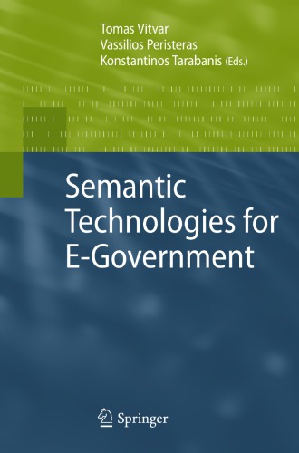 Semantic technologies for e-government