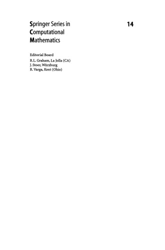Solving Ordinary Differential Equations II: Stiff and Differential-Algebraic Problems