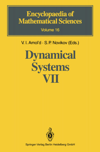 Dynamical Systems VII: Integrable Systems Nonholonomic Dynamical Systems