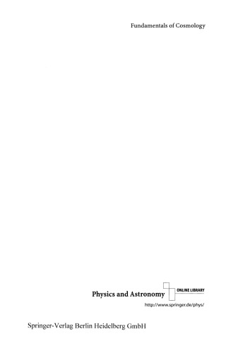 Fundamentals of Cosmology