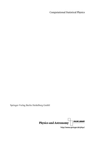 Computational Statistical Physics: From Billiards to Monte Carlo