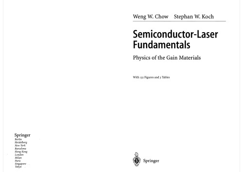 Semiconductor-Laser Fundamentals