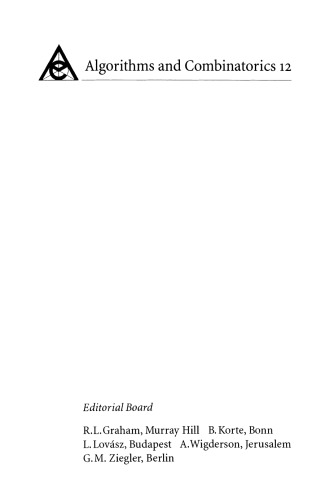Linear Optimization and Extensions