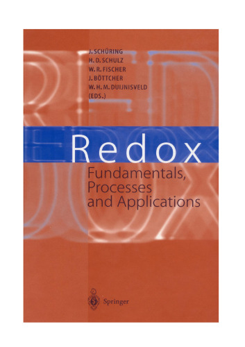 Redox: Fundamentals, Processes and Applications