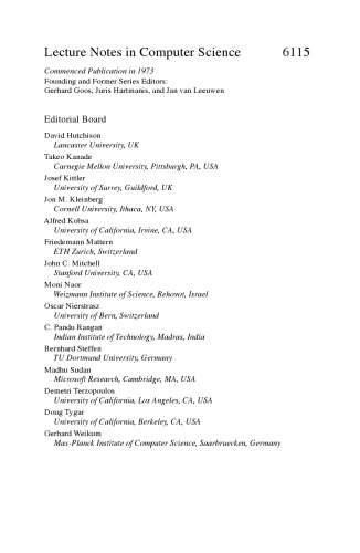 Distributed Applications and Interoperable Systems: 10th IFIP WG 6.1 International Conference, DAIS 2010, Amsterdam, The Netherlands, June 7-9, 2010. Proceedings