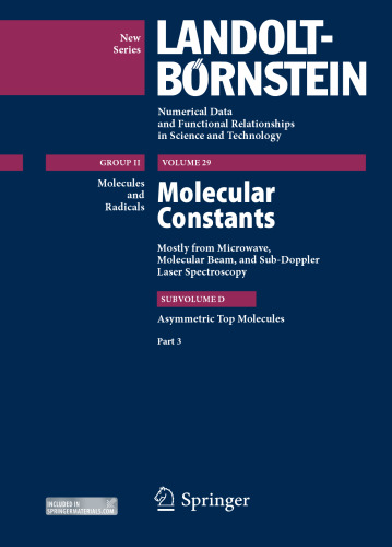 Asymmetric Top Molecules. Part 3