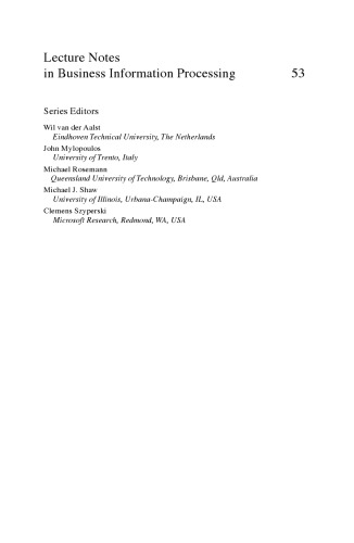 Exploring Services Science: First International Conference , IESS 2010, Geneva, Switzerland, February 17-19, 2010. Revised Papers