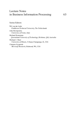 Enterprise and Organizational Modeling and Simulation: 6th International Workshop, EOMAS 2010, held at CAiSE 2010, Hammamet, Tunisia, June 7-8, 2010. Selected Papers