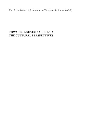 Towards a Sustainable Asia: The Cultural Perspectives