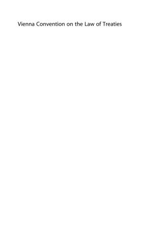 Vienna Convention on the Law of Treaties: A Commentary