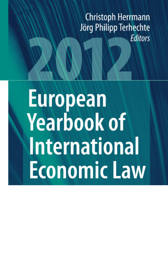 European Yearbook of International Economic Law 2012