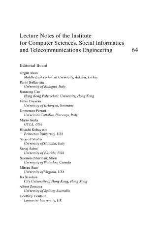 E-Infrastuctures and E-Services for Developing Countries: Second International ICST Conference, AFRICOM 2010, Cape Town, South Africa, November 25-26, 2010, Revised Selected Papers