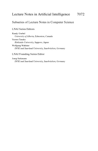 Social Robotics: Third International Conference, ICSR 2011, Amsterdam, The Netherlands, November 24-25, 2011. Proceedings