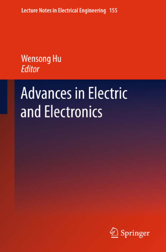 Advances in electric and electronics